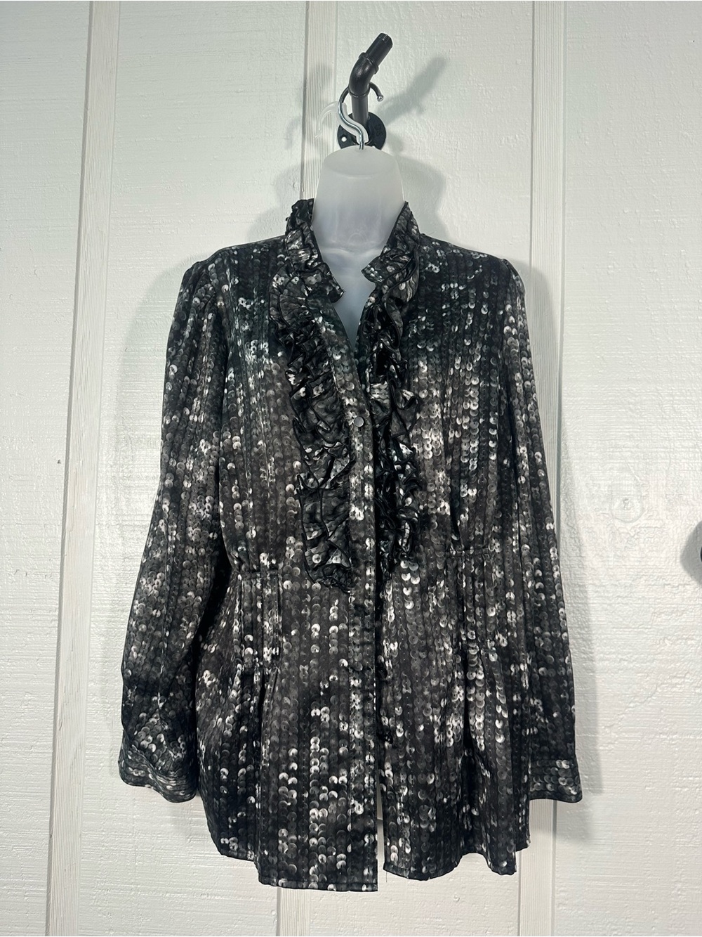 Worthington Black and White Women’s Top Size 2X EUC